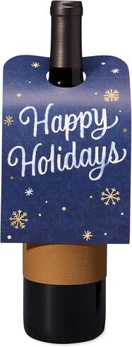بطاقات هدايا عيد الميلاد من American Greetings لزجاجة النبيذ، Happy Holidays (عدد 6) in Saudi Arabia