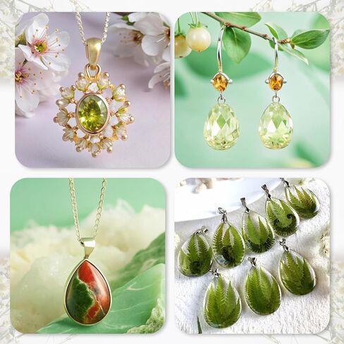 38 Cavity Resin Jewelry Molds with Hanging Hole Resin Molds Silicone Molds for Resin DIY Silicone Molds for Epoxy Resin Silicone Molds for Crafts for Earring Pendant Jewelry Necklace Keychains Making in Saudi Arabia