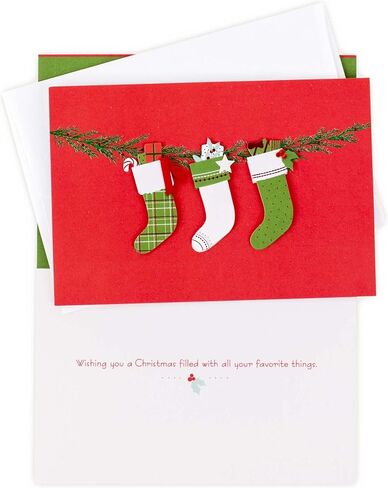 Hallmark Boxed Handmade Christmas Cards (12 Cards with Envelopes) Fireplace, Happy Home in Saudi Arabia