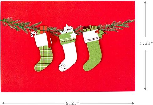 Hallmark Boxed Handmade Christmas Cards (12 Cards with Envelopes) Fireplace, Happy Home in Saudi Arabia