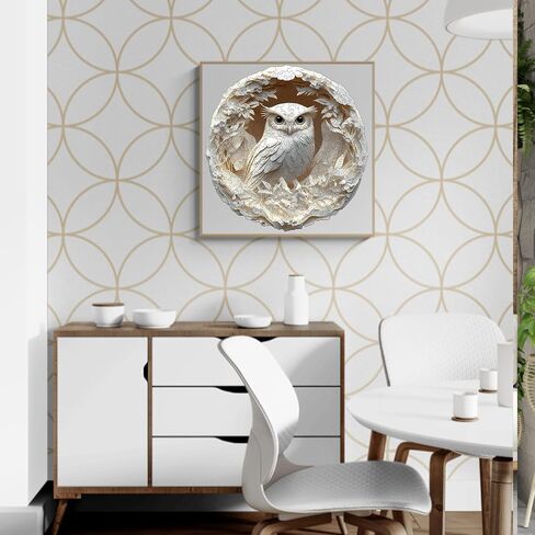 Wooden Puzzles for Adults, Adults Puzzles, Wooden Flat Puzzles with 3D Visual Effect, Owl Puzzles Gifts for Puzzle Lover (S-8.5 * 8.4in 100pcs) in Saudi Arabia