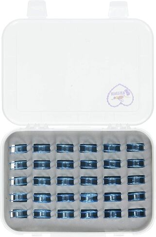 بكرات HONEYSEW الزرقاء لماكينة الخياطة المنزلية Pfaff (25 قطعة بكرات مع صندوق بكرة) in Saudi Arabia