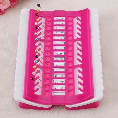 3 Color 30 Position Cross Stitch Needles Holder Embroidery Floss Thread, 3 Color Cross Stitch Needles Holder Plastic Thread Organizers Embroidery Floss Thread Organizer Sewing in Saudi Arabia