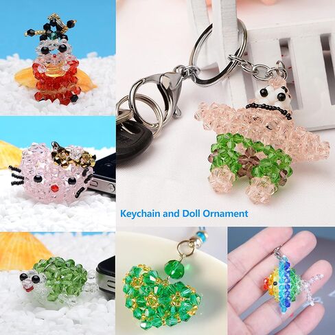 1800pcs 4mm Bicone Crystal Beads for Jewelry Making Wholesale Faceted Bicone Glass Beads for DIY Bracelets Necklaces Earrings Suncatcher Craft Beading with Container Box (15 AB Colors) in Saudi Arabia