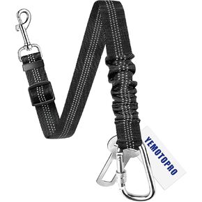 Dog Seat Belt for Car, 3 in 1 Upgraded Dog Car Leash with Safety Buckle and Latch Hook Elastic Seatbelt for Dogs in Car Adjustable Dog Tether for Car Universal for Dog Harness