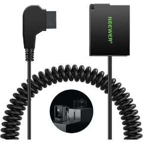 NEEWER D Tap to NP-W235 Dummy Battery with Cable for V Mount Battery, Stable Continuous Power Supply for Fujifilm GFX100 II GFX100S GFX50S II X-H2S X-H2 X-T5 X-T4 X-S20, VP-NPW235