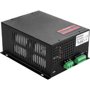 FAHKNS 60W Laser Power Supply for CO2 Laser Tubes, Laser Engraver Power Supply for 110V Laser Engraver Cutter Engraving Machine MYJG-60W