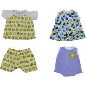 Baby Dolls Clothes Outfits for 12 Inch Alive Dolls Boy, 12 Inch Baby Boy Doll Clothes for Reborn Baby Boy Dolls (Pattern-4)