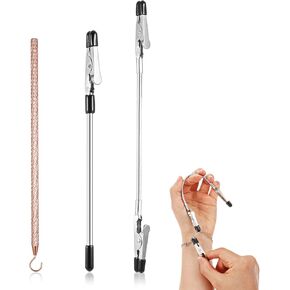 3Pcs Bracelet Helper Tools, Bracelet Wearing Aid Hook and Clips Wearing Assistance Hook and Clips Quick Wear and Removal Fastener Tool for Bracelet Necklace Jewelry Watch