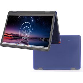 mCover Hard Shell Case ONLY Compatible for 2023~2024 12.2" Lenovo 500E Yoga Chromebook Gen 4 Gen4 2-in-1 Laptop (NOT Fitting Any Other Lenovo Models)- Black