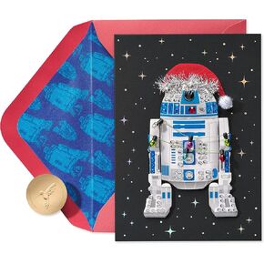 Papyrus Star Wars Christmas Card (Merry Force Be with You) in Saudi Arabia