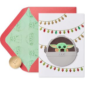 Papyrus Star Wars Christmas Card (Merry Force Be with You)