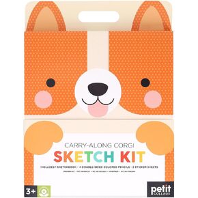 Carry Along Corgi Sketch Kit