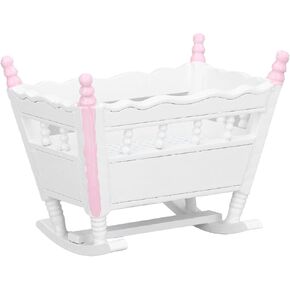 CHICIRIS Baby Shaker, 1/12 Scale Birch Cute Miniature Furniture for Birthday Gift