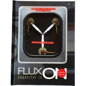 SD Toys Merchandising Flux Capacitor Back to The Future Notebook with Light Standard