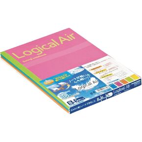 ناكاباياشي دفتر ملاحظات Logical Air خفيف الوزن، B5، مسطر، حزمة من 5، سنوبي رقم S-120A-5P