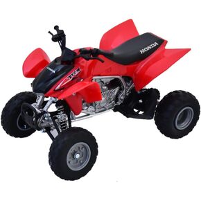 New-Ray Toys Die-Cast TRX450R ATV (1:12 Scale) (Red)