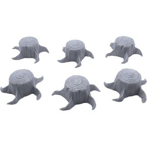 EnderToys Tree Stumps, Terrain Scenery for Tabletop 28mm Miniatures Wargame, 3D Printed and Paintable