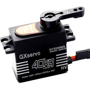 RC Servo 40KG Digital Servo Waterproof Metal Gear High Speed with 25T Servo Horn for Rc Car Truck Robot Rc Airplane Helicopter
