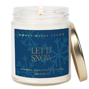Sweet Water Decor Halloween Candle - Scented Candle with Wood, Warm Spice, and Citrus Scents - Decorative Candle with 40 Hours Burn Time - Perfect Spooky Candles Gift - Patterned Jar Candle 9oz