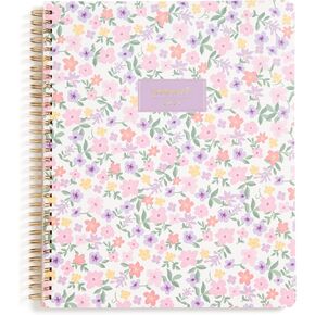 Blue Sky 2025 15-Month Weekly and Monthly Planner Calendar, October 2024 - December 2025, 8.5" x 11", Flexible Cover, Laminated Tabs, Wirebound, Storage Pocket, Darby (Darby- 2025, 8.5" x 11")