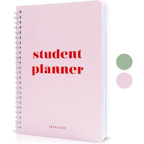 Aesthetic 2024-2025 Student Planner To Stay Organized - A Beautiful 8.5" x 5.5" Planner for Middle and High School Students with Weekly & Monthly Spreads For The 24-25 Academic Year