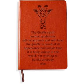 LBWCER Animal Lover Gift Giraffes Lover Gift for Girl Giraffe Gifts for Women Funny Giraffe Notebook Gift for Veterinarian Animal (Giraffe)