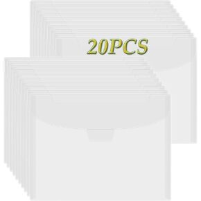 BAOFALI 70 Pcs 7x9.4inch Stamp & Die Storage Pockets Resealable Clear Plastic Seal Bags Storagefor Cutting Dies Stamp Crafts for DIY Scrapbooking Paper Card Craft Cutting Dies Storage