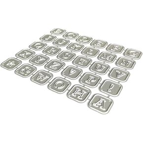 Carbon Steel Cutting Dies Alphabet Letters DIY Album Stamp Paper Card Making Craft for Scrapbooking Paper Template die cuts for Scrapbooking, Scrapbooking Die-Cuts, Die-Cutting and Embossing