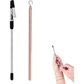 2pcs Bracelet Helper Tools, Bracelet Assistance Tool Bracelet Fastener Helper Tool Hook Quick Wear and Disassembly Jewelry Helper for Necklace Bracelet Watch Closures