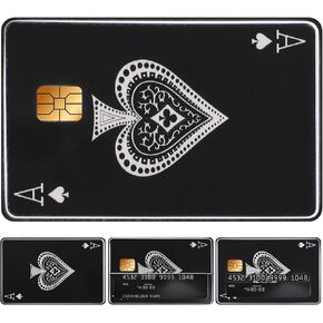 8 قطع من جلد بطاقة الائتمان، غطاء ملصق لبطاقة الخصم Royal Flush، ملصقات وجلود بطاقات أنيقة، ملصق بطاقة PVC مقاوم للماء يحمي البطاقة من الخدوش، فكرة هدية ممتعة للأصدقاء والزوج in Kuwait