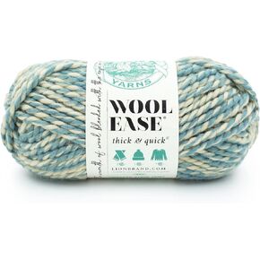 Lion Brand Yarn Woolease Thick & Quick Yarn, 1 Pack, Rapids