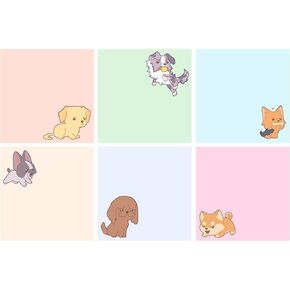 Dog Notepad Set Cute Sticky Notes Kawaii Sticky Notes Dog Sticky Notes Cute Dog Note Pads Dog Party Favors Animal Sticky Notes Cute Stationary Set Sticky Notes Cute Set