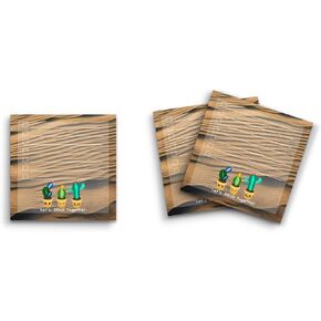 Butler in the Home Sticky Notes 3 Pack 3"x3" 50 Sheet Count Per Pad, Let's Stick Together Desert Sand Cactus, Cute Funny Memo Note Pads Stationery Journal Planner Paper