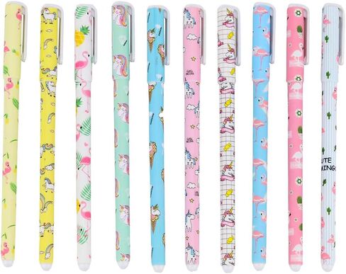 Cute Colored Pens Galaxy Colorful Pens 0.5 mm Fine Point Color Gel Ink Pens for Bullet Journaling Writing Planner Note Taking School Office Supplies, 10 Count in Saudi Arabia