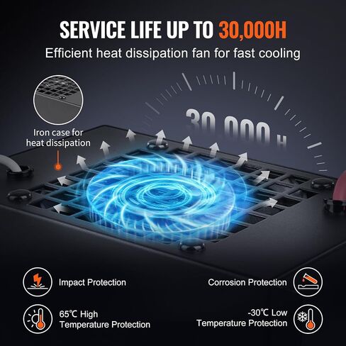 VEVOR CO2 Laser Power Supply, Power Supply for Laser Tube, Constant Current Protection, Open Circuit Protection, Fast Heat Dissipation, Compatible for Multi-Brand Laser Engravers & Cutters (100W) in Saudi Arabia