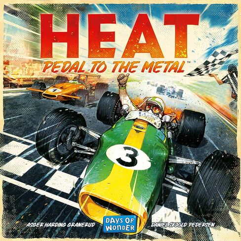 HEAT: Pedal to the Metal Board Game - Intense Car Racing and Strategy Game, Fun Family Game for Kids and Adults, Ages 10+, 1-4 Players, 60 Minute Playtime, Made by Days of Wonder in Kuwait
