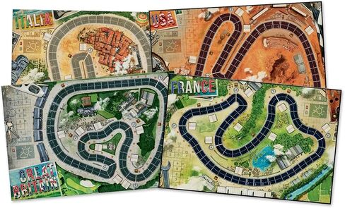 HEAT: Pedal to the Metal Board Game - Intense Car Racing and Strategy Game, Fun Family Game for Kids and Adults, Ages 10+, 1-4 Players, 60 Minute Playtime, Made by Days of Wonder in Kuwait