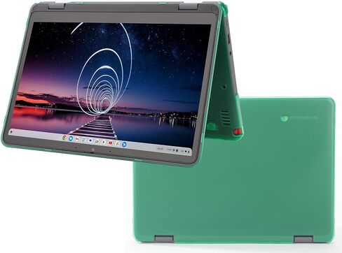 mCover Hard Shell Case ONLY Compatible for 2023~2024 12.2" Lenovo 500E Yoga Chromebook Gen 4 Gen4 2-in-1 Laptop (NOT Fitting Any Other Lenovo Models)- Black in Saudi Arabia