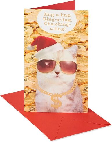 American Greetings Cat Christmas Card (How Much I Love You) in Saudi Arabia