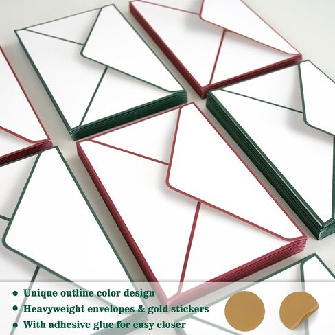 AZAZA Christmas Cards Boxed with Envelopes 20 Pack, Happy Holidays Cards with Unique Envelopes Merry Christmas Cards 2024 for Friends, Family and Loved Ones-Minimalism in Saudi Arabia