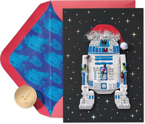 Papyrus Star Wars Christmas Card (Merry Force Be with You) in Saudi Arabia