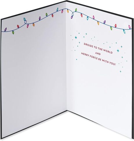 Papyrus Star Wars Christmas Card (Merry Force Be with You) in Saudi Arabia