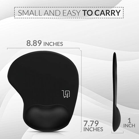 Silk Mouse Pad with Wrist Rest Great for Gaming Mouse Pad or Every Day Use as Desk Mat Mousepad and More in Saudi Arabia