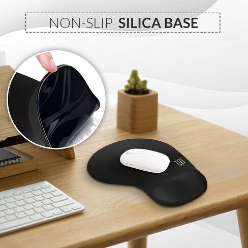 Silk Mouse Pad with Wrist Rest Great for Gaming Mouse Pad or Every Day Use as Desk Mat Mousepad and More in Saudi Arabia