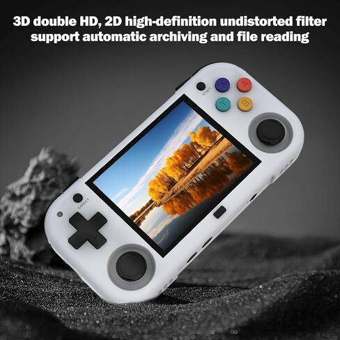 وحدات تحكم ألعاب محمولة باليد XU Mini M Retro، شاشة IPS 2.8 بوصة، بطاقة TF مدمجة 64 جيجا، مع عمر بطارية 2600 مللي أمبير في الساعة 6 ساعات مع حافظة برتقالية in Saudi Arabia
