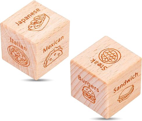 Best White Elephant Gifts for Men Husband Date Night Dice Valentines Day Gifts for Couple Him Her Food Decision Dice 5th Anniversary Wedding Gifts for Couples Christmas Stocking Stuffers for Women Men in Saudi Arabia