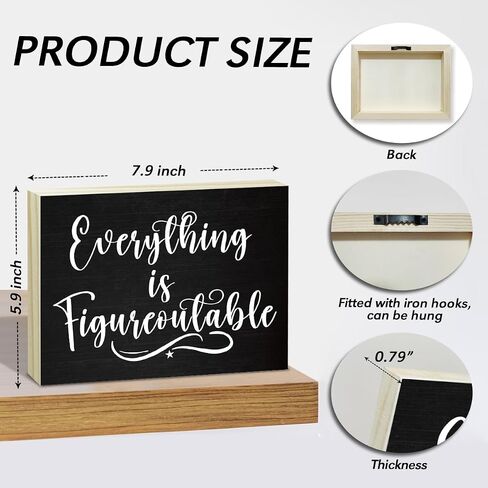 Bathroom Decor, Funny Bathroom Sign Wall Art, This is a Bathroom Not an Internet Cafe Wood Hanging Sign, Home Office Toilet Bathroom Washroom Decoration, Housewarming Gifts for Women Men -18 in Saudi Arabia