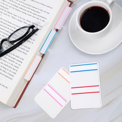 2 Inch Index Tabs Self Adhesive, 240 PCS Colored Tabs for Annotating Books Writable Notebook Tabs Page Markers Labels Repositionable Sticky Notes Tabs for Classify File Folders Binder Reading Notes in Saudi Arabia