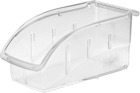 Akro-Mils 305B1 Insight Ultra-Clear Hanging and Stacking Plastic Storage Bin 10-7/8-Inch x 5-1/2-Inch x 5-1/4-Inch, Clear 12-Pack in Kuwait